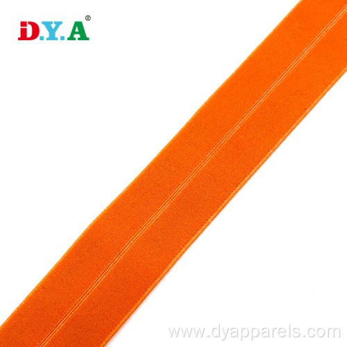 Wholesale High Elasticity 25mm Print Fold Over Elastic